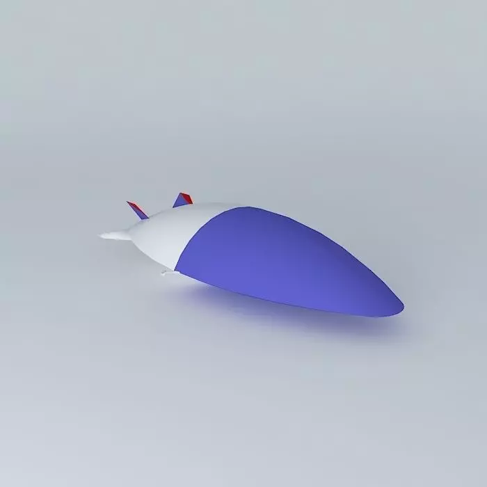 Modern Airship concept Free 3D model