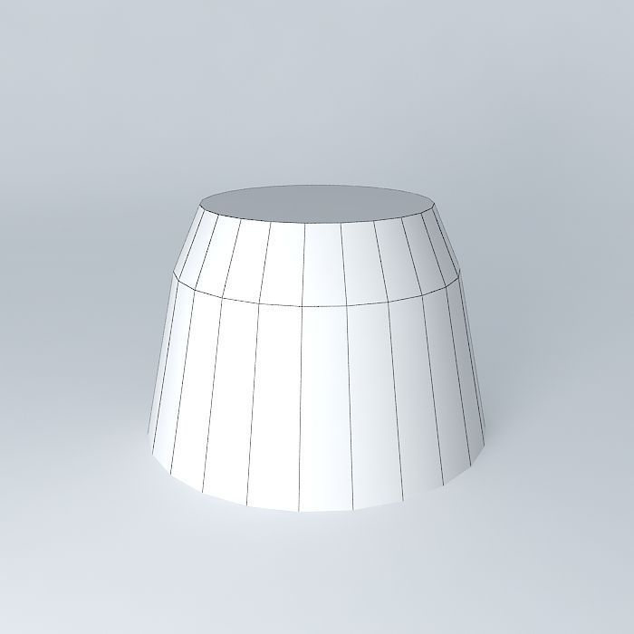 adesfgj round stool Free 3D model_4