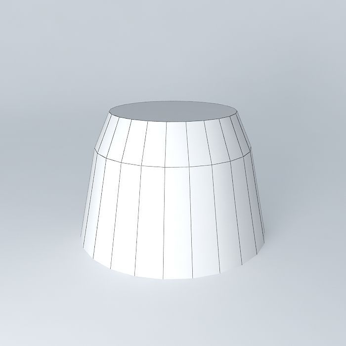 adesfgj round stool Free 3D model_3