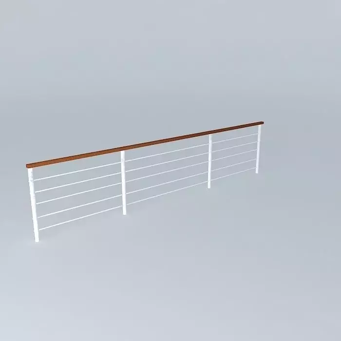 QE2 railing Free 3D model