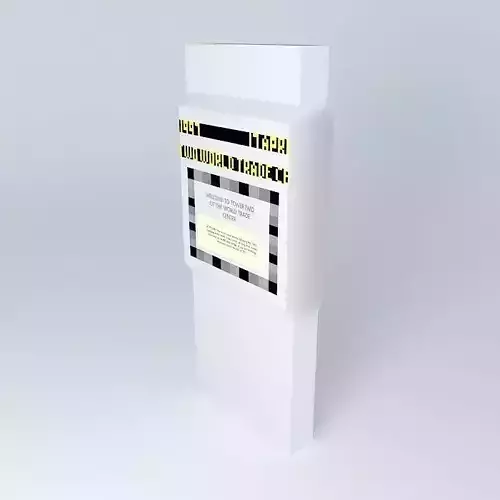 2 World Trade Center interior sign Free 3D model