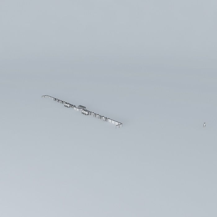 FGH silver rod Free 3D model_3