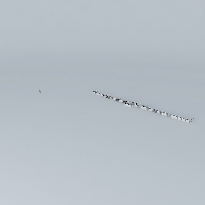 FGH silver rod Free 3D model_4