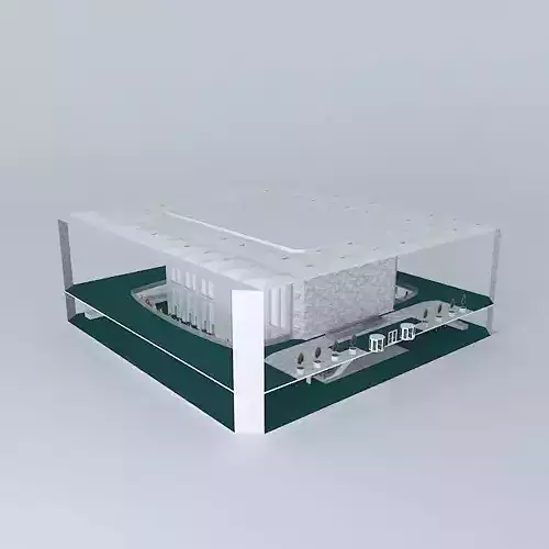 Two World Trade Center Lobby Free 3D model