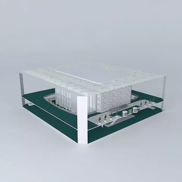 Two World Trade Center Lobby Free 3D model_0