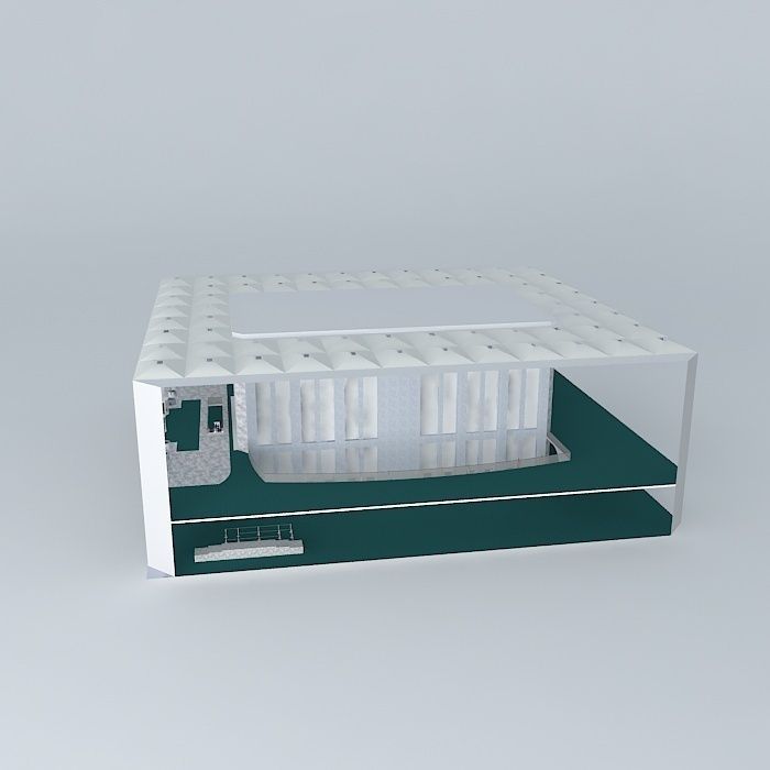 Two World Trade Center Lobby Free 3D model_2