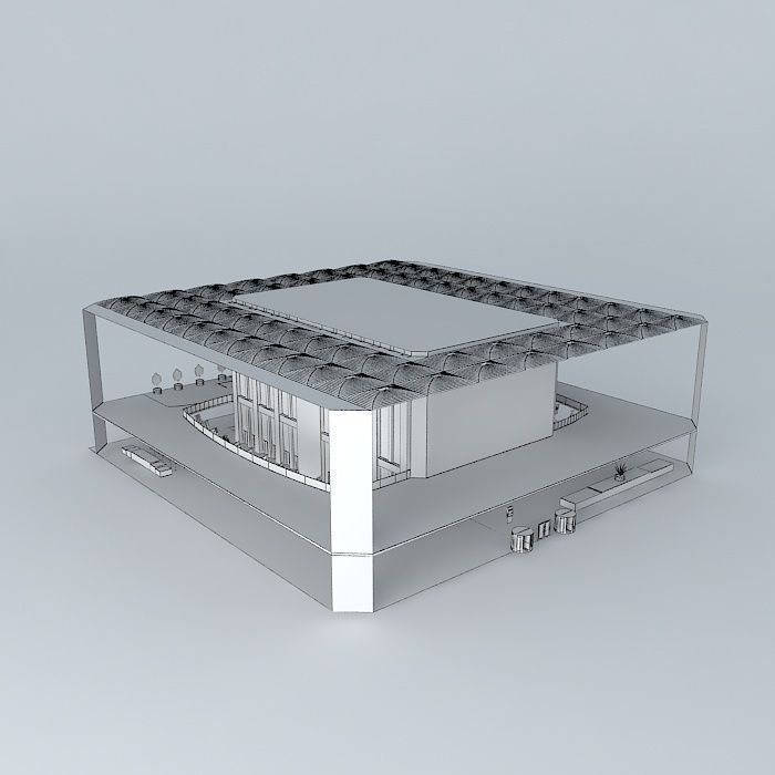 Two World Trade Center Lobby Free 3D model_4