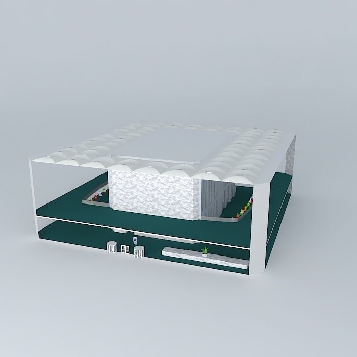 Two World Trade Center Lobby Free 3D model_1