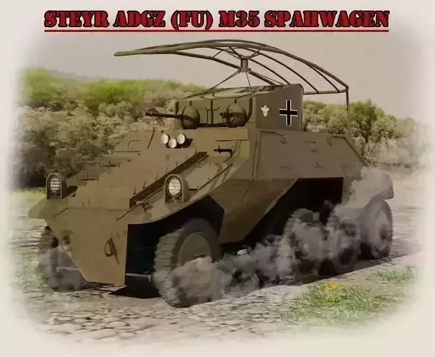 STEYR ADGZ M35- FU- SPAHWAGEN 