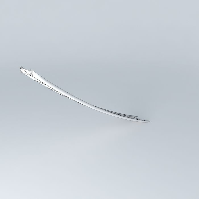 Aft wing emergency exit Free 3D model_3