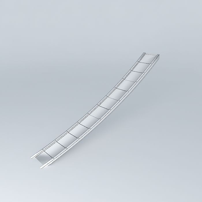 Aft wing emergency exit Free 3D model_4