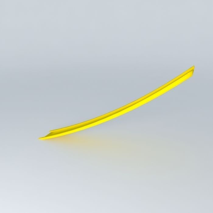 Aft wing emergency exit Free 3D model_1