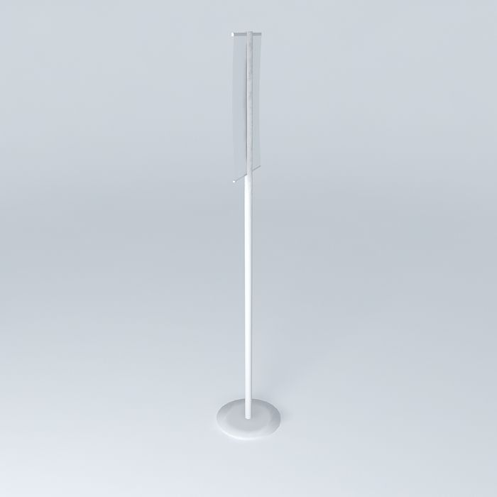zxczxc sign stand Free 3D model_1