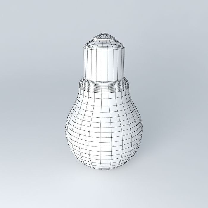 Standard halogen lamp Free 3D model_3