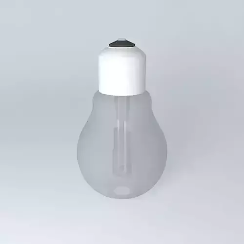 Standard halogen lamp Free 3D model