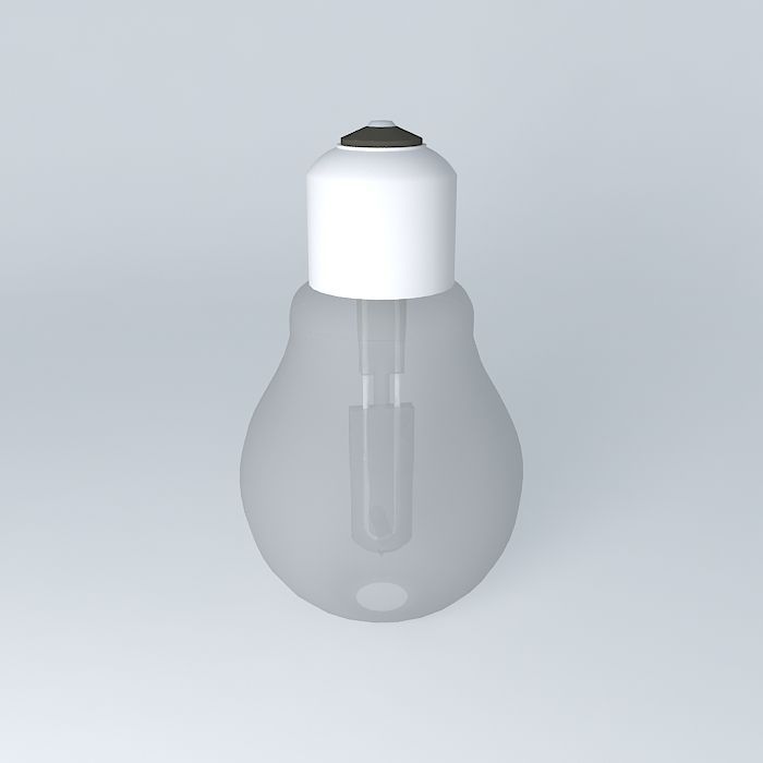 Standard halogen lamp Free 3D model_2