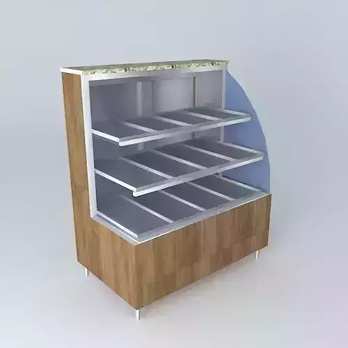 Kit-804 Hot Desk Exhibitor Curved 2 doors by: Alex Marques