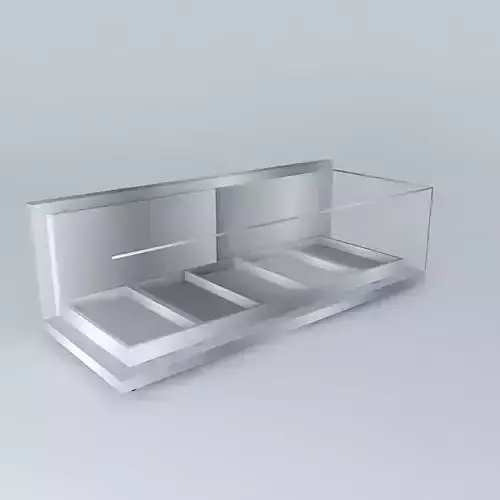 Kit stainless steel display case