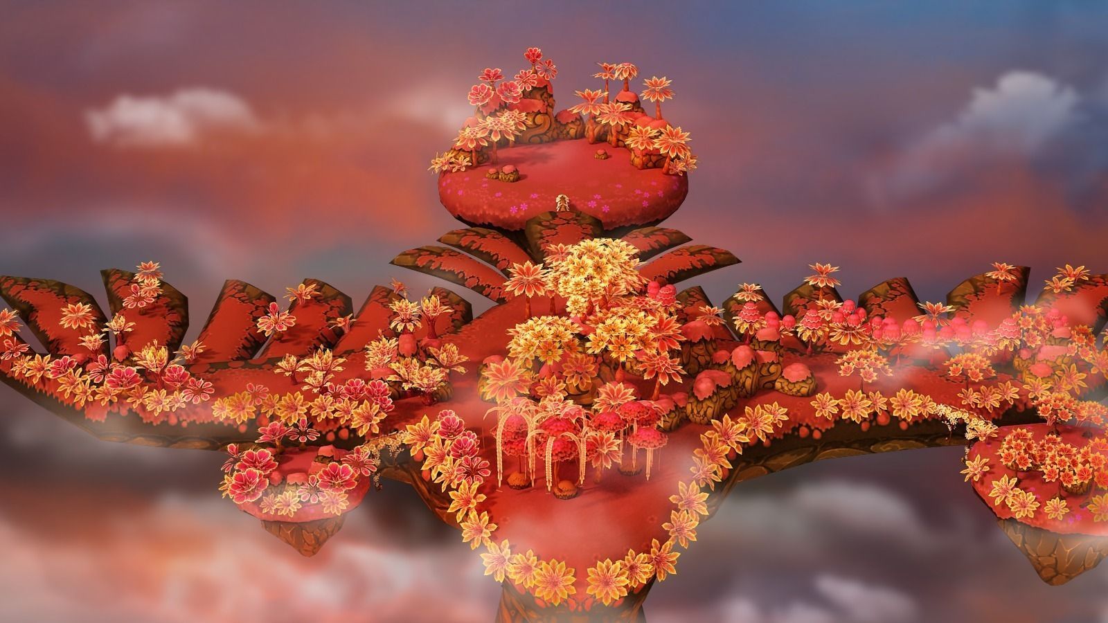 Lava Forest Low-poly 3D model_2