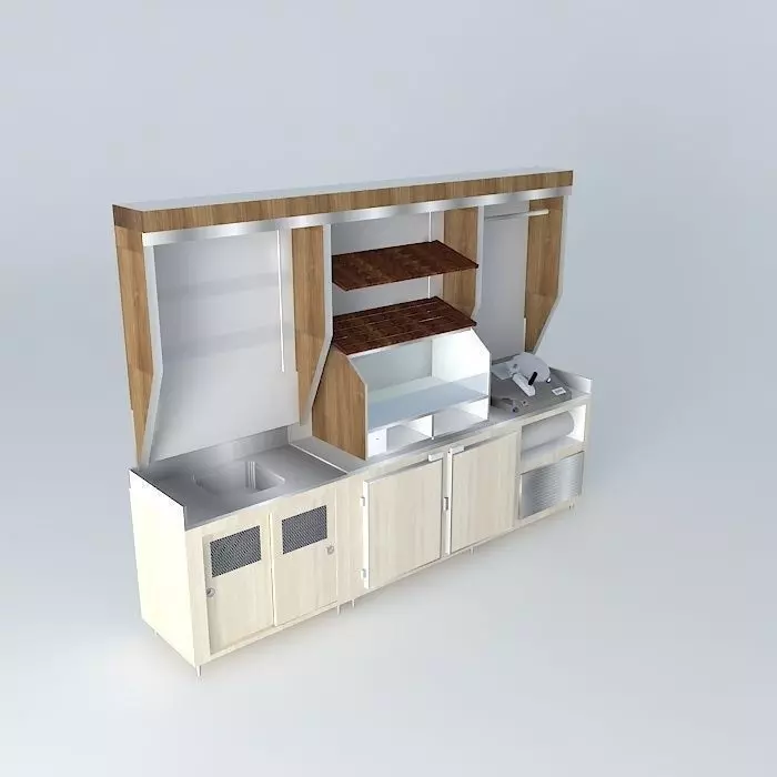 Kit 125 Desk wall by Alex Marques Free 3D model
