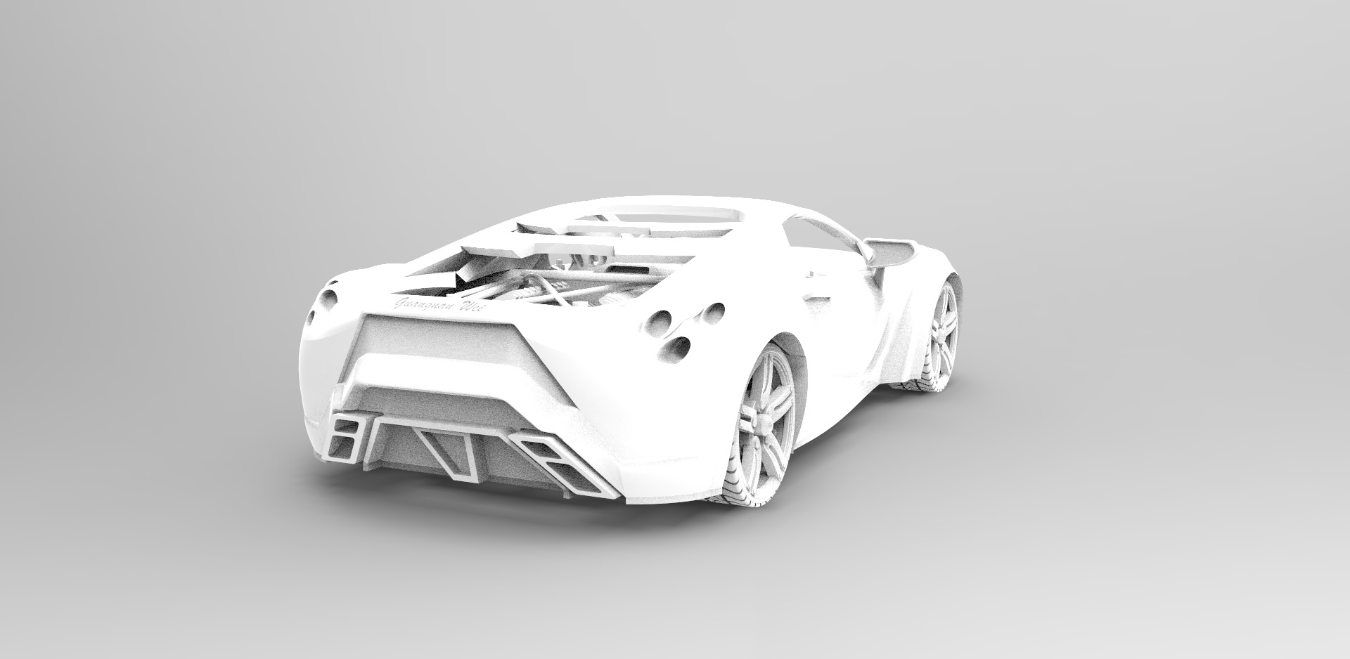 3D Printable Car - Preview version Free 3D print model_1
