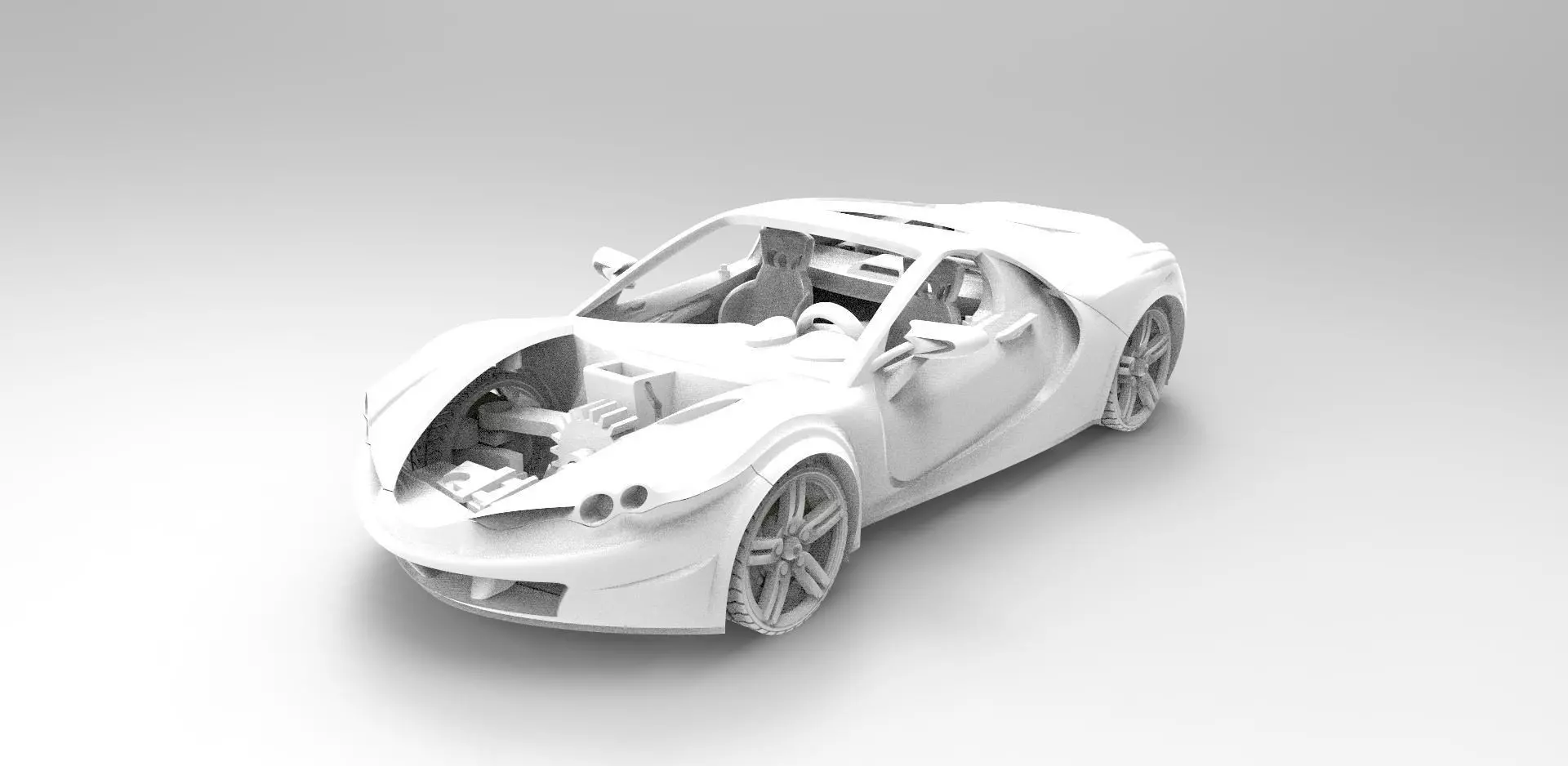 3D Printable Car - Preview version Free 3D print model_0