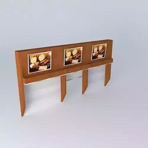 Kit406 Panel Mirror and Glass Shelves