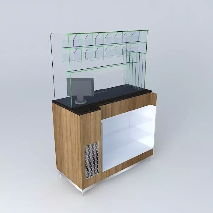Kit507 Shopping Checkout Restaurants Lanchonentes Bakeries By... Free 3D model