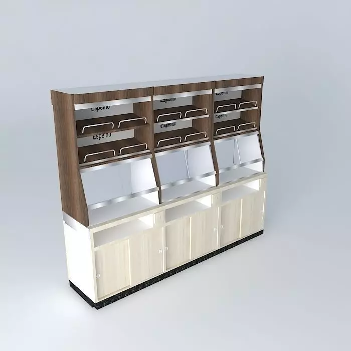 Kit121 Desk wall by Alex Marques Free 3D model