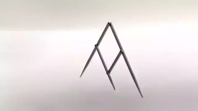 Golden ratio dividers Free 3D model