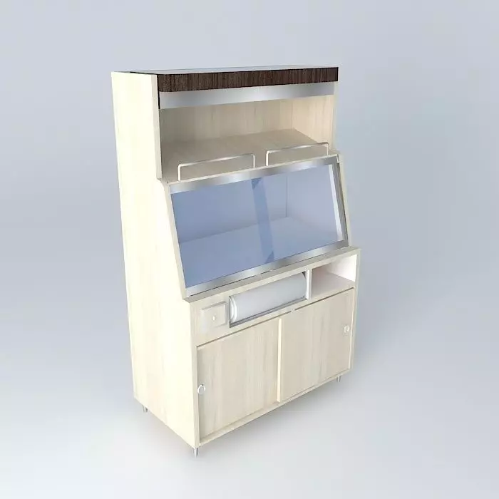 Kit108 Desk wall by Alex Marques Free 3D model