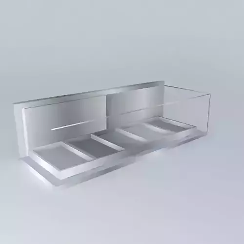 Kit stainless steel display case
