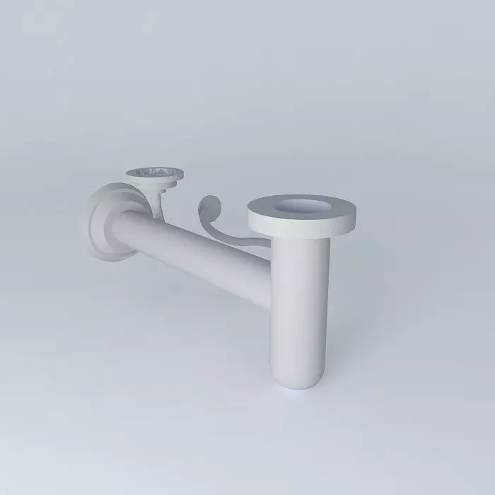 Kit bathroom sink with two faucets Free 3D model