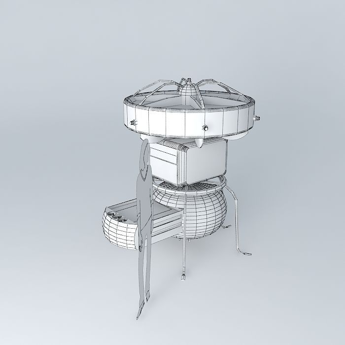 The good drone ARGO AIRCRAFTS 0800 pizzadrone Free 3D model_4