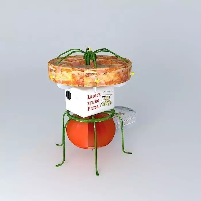 The good drone ARGO AIRCRAFTS 0800 pizzadrone Free 3D model_0