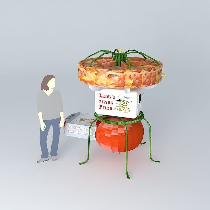 The good drone ARGO AIRCRAFTS 0800 pizzadrone Free 3D model_1