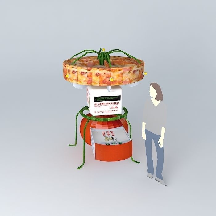 The good drone ARGO AIRCRAFTS 0800 pizzadrone Free 3D model_2