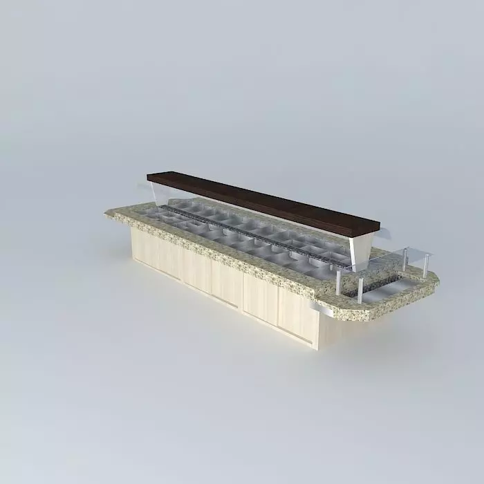Kit ice cream bar Free 3D model