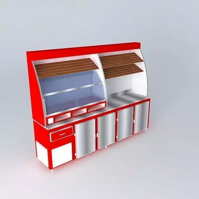 Kit111 Desk wall by Alex Marques Free 3D model
