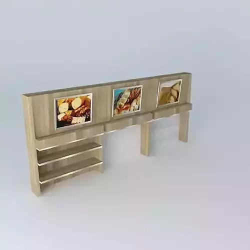 Kit415 Panel Inclined Shelves By Alex Marques