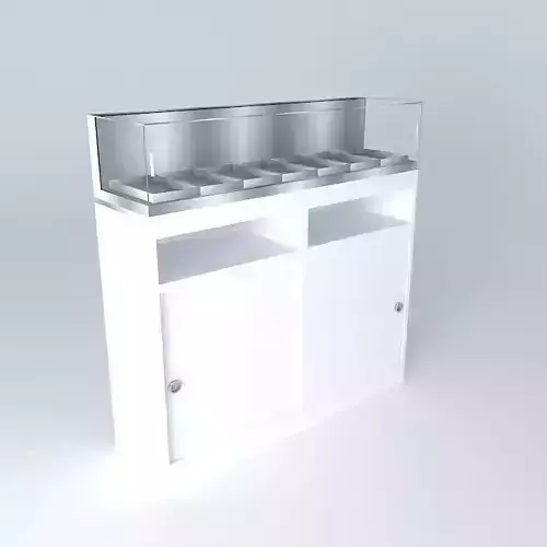 Kit food display cabinet