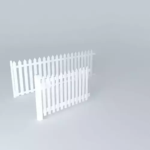 AND picket fence Free 3D model