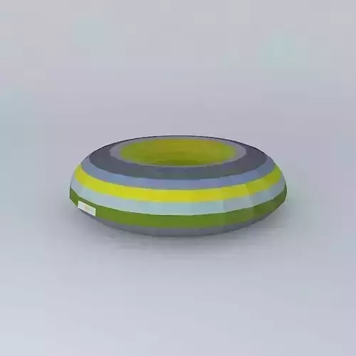 Floating boat 3D model