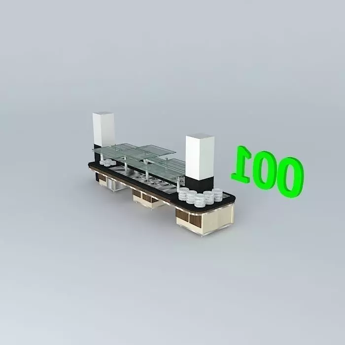 Kit001A Mesa Self Service Free 3D model