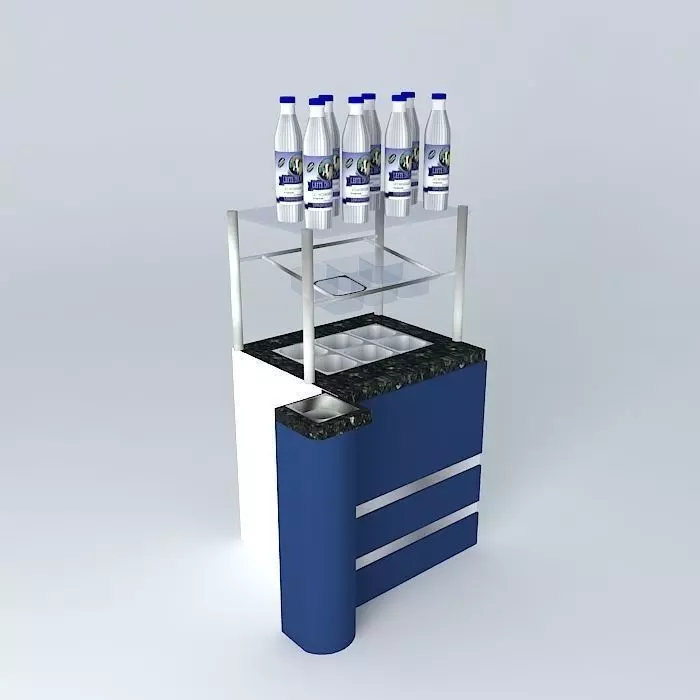 Ice cream parlor010 Free 3D model