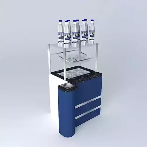 Ice cream parlor010 Free 3D model