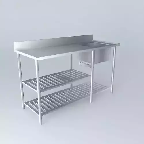 Kit211 Bancada Inox Cuba V2 por Alex Marques