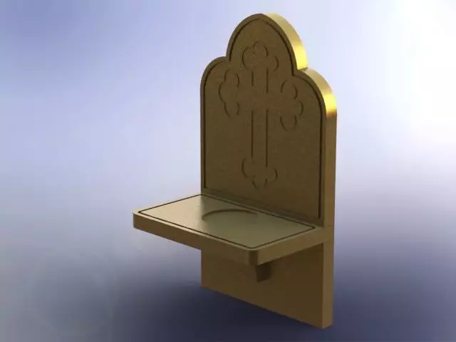 Rosy cross altar asm Free 3D model