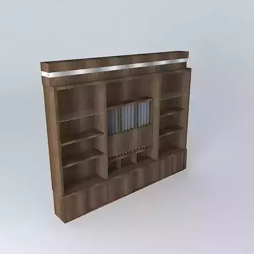 Kit wooden bookcase