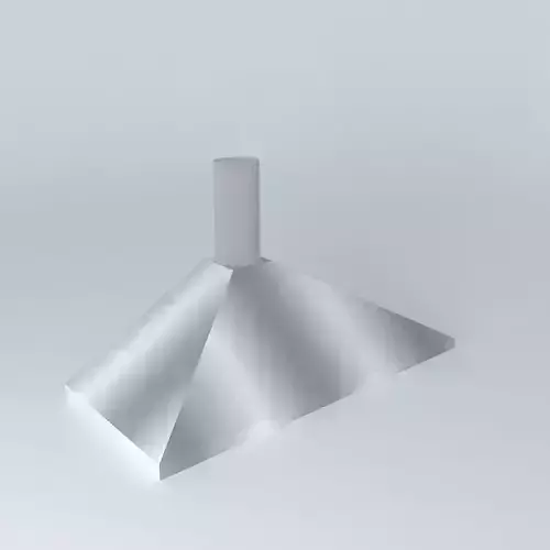 Kit stainless steel chimney hood